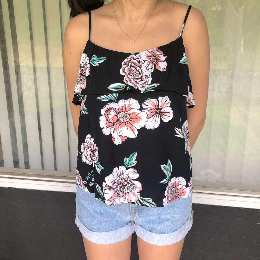Roxy Floral Tank Top in XS
